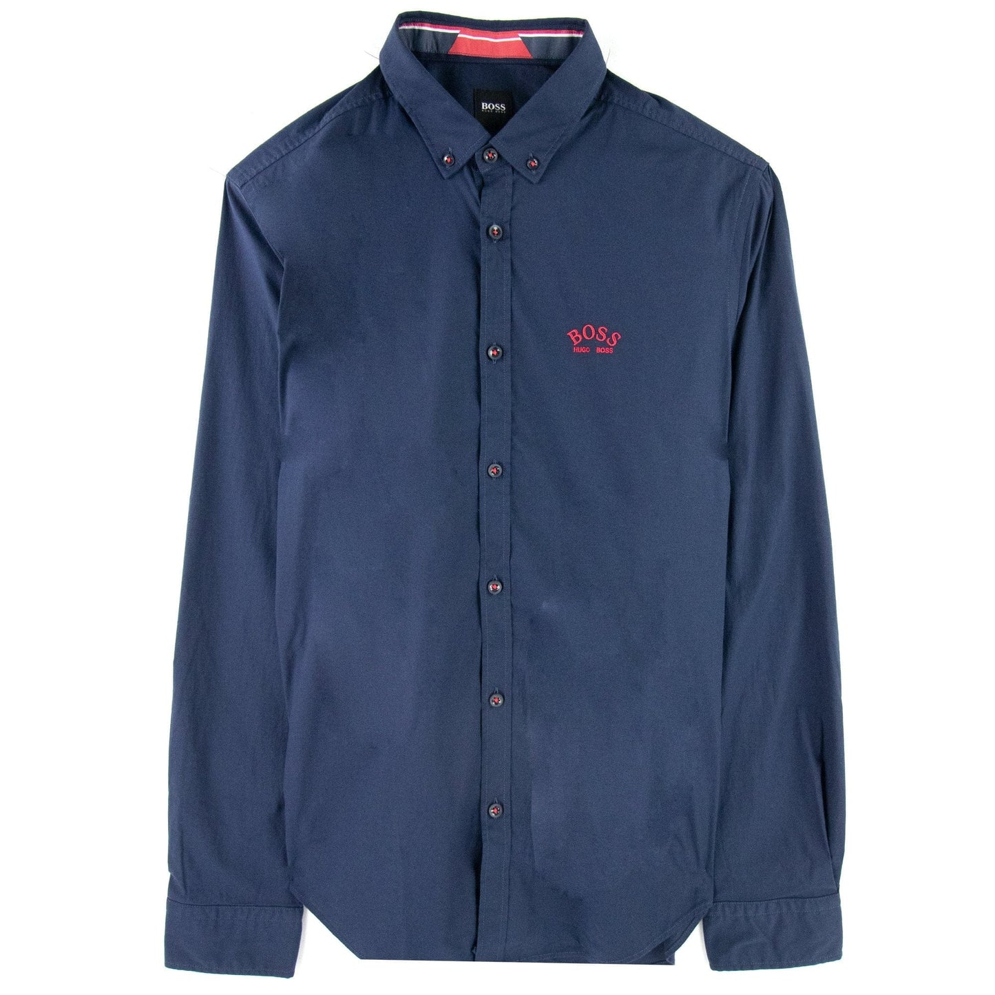 Hugo Boss Stretch Regular Fit L/s Shirt Navy 410 DS3