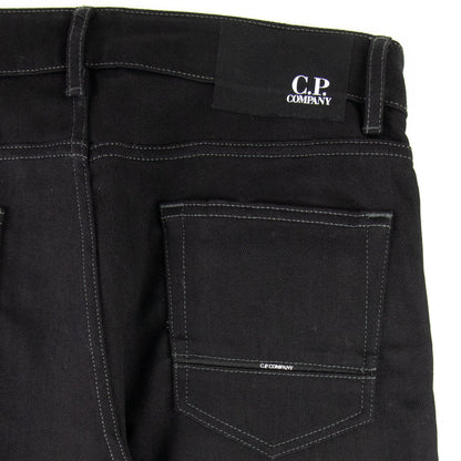 C.P. Company Mean Fit Slim Jeans Black D00