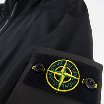 Stone Island Soft Shell-R Primaloft? Insulation Hooded Jacket Black V0029