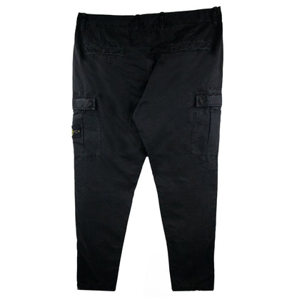 Stone Island Garment Dyed Cargo Jeans Black V0029