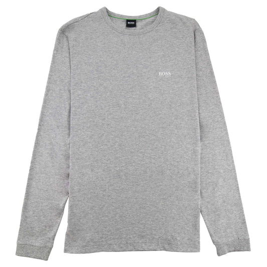 Hugo Boss Small Logo Long Sleeve Top Grey