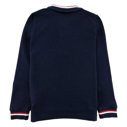 Moncler Junior Maglia Monica L/s Polo Navy 778