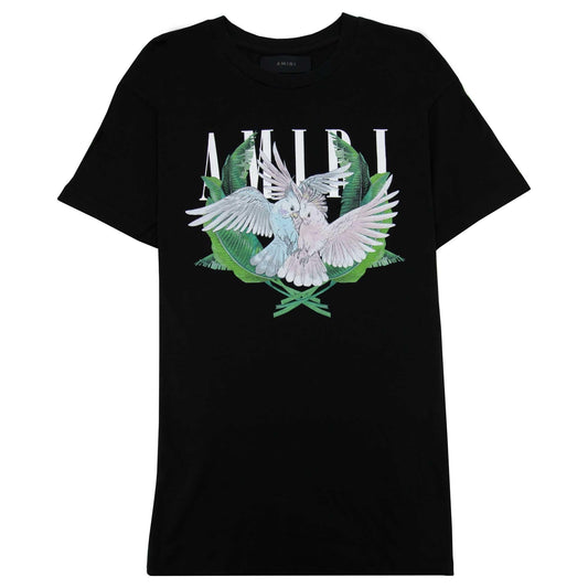Amiri Love Birds Crewneck T Shirt Black