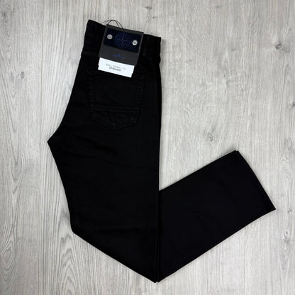 Stone Island Straight Denim Jeans - Black