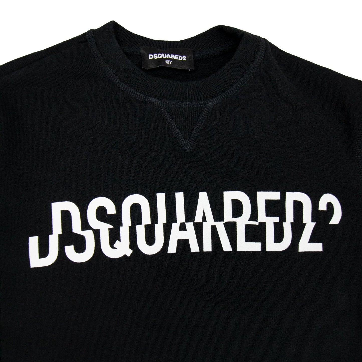 Dsquared2 Kids Dsquared Interrupted Sweatshirt Black
