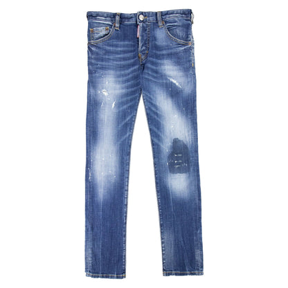 Dsquared2 Kids Caten Heated Cool Guy Jean Denim