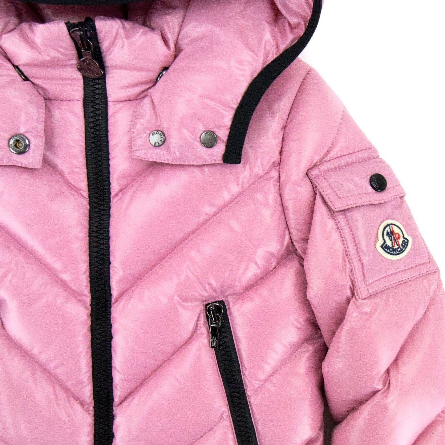 Moncler Junior Broul Giubbotto Down Jacket Pink 525