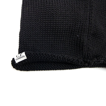 C.P. Company Merino Wool Goggle Balaclava Black 999