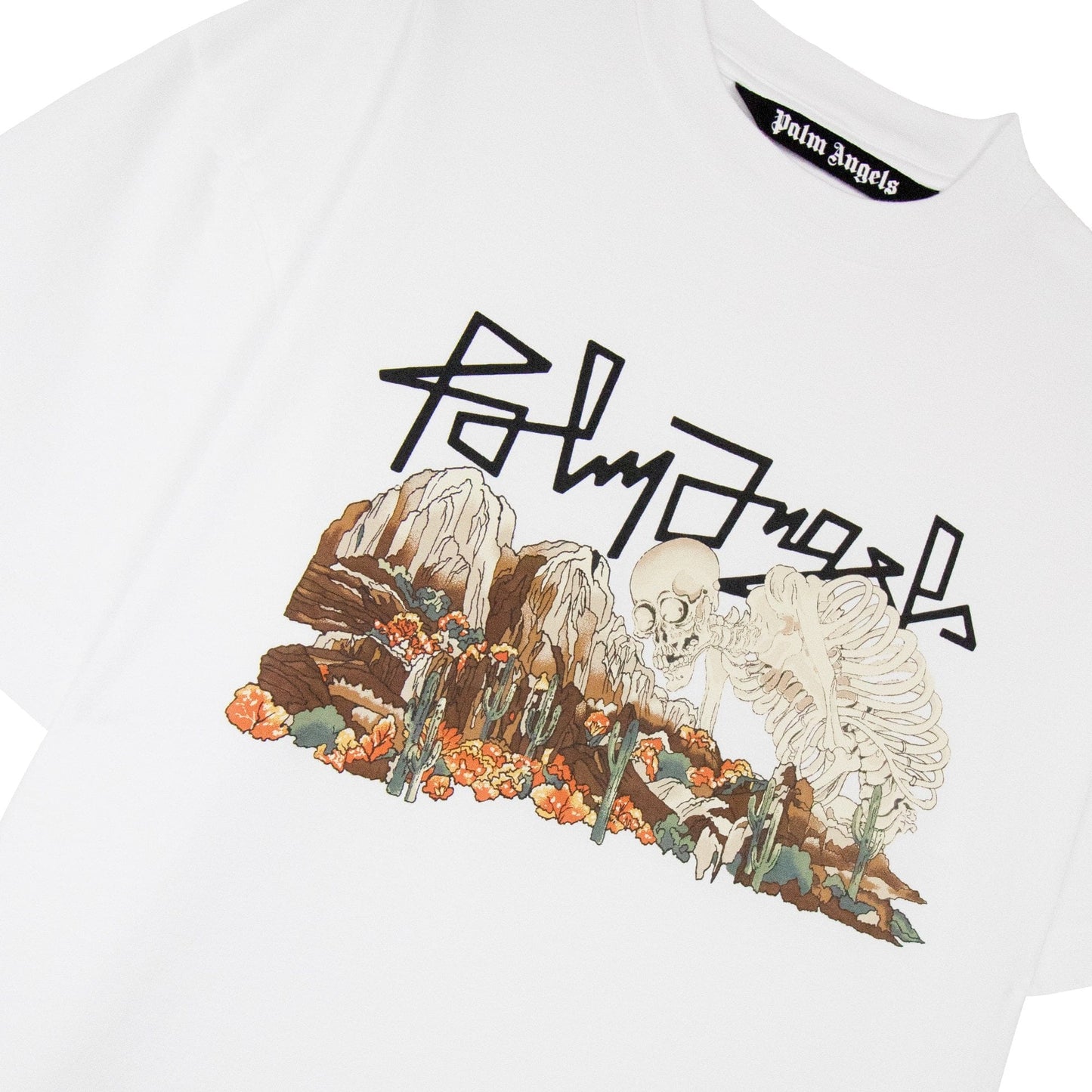 Palm Angels Desert Skull T-Shirt White