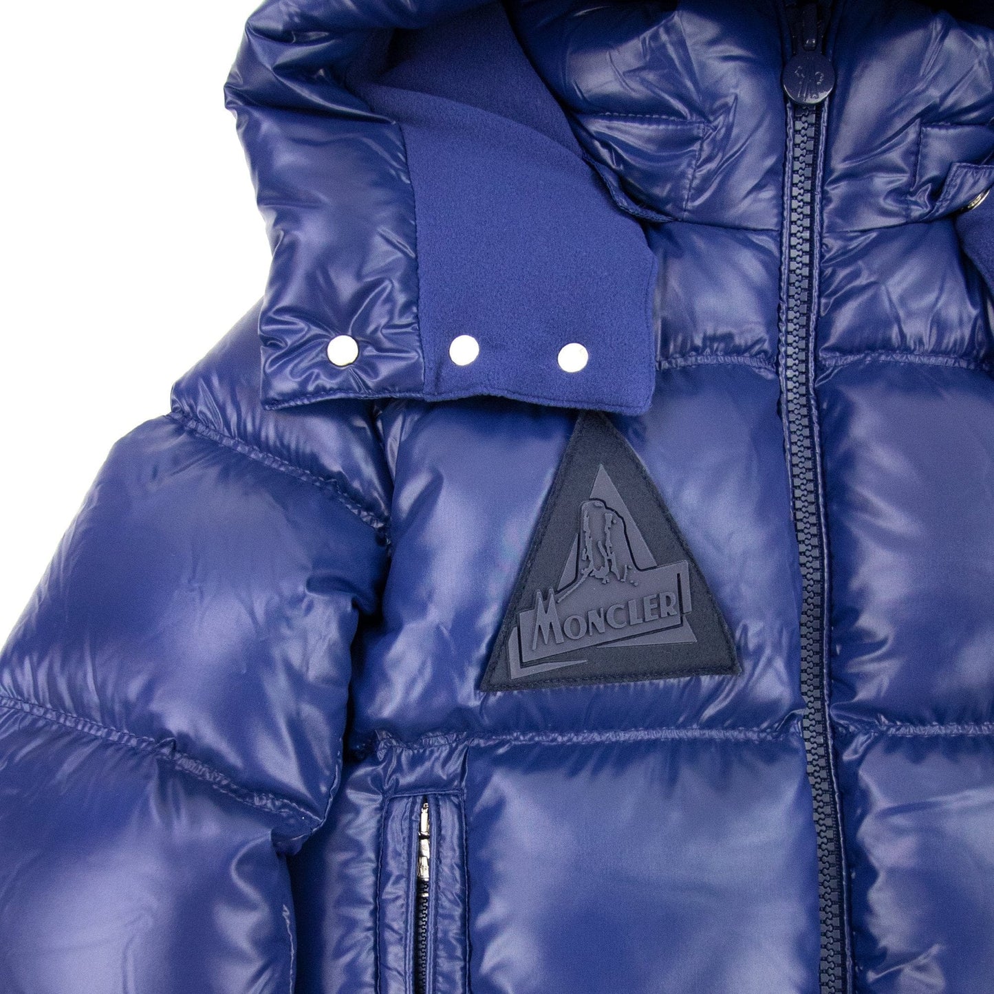 Moncler Junior Ecrins Padded Jacket Blue