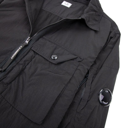 C.P. Company Arm Lens Nylon Overshirt Black 999