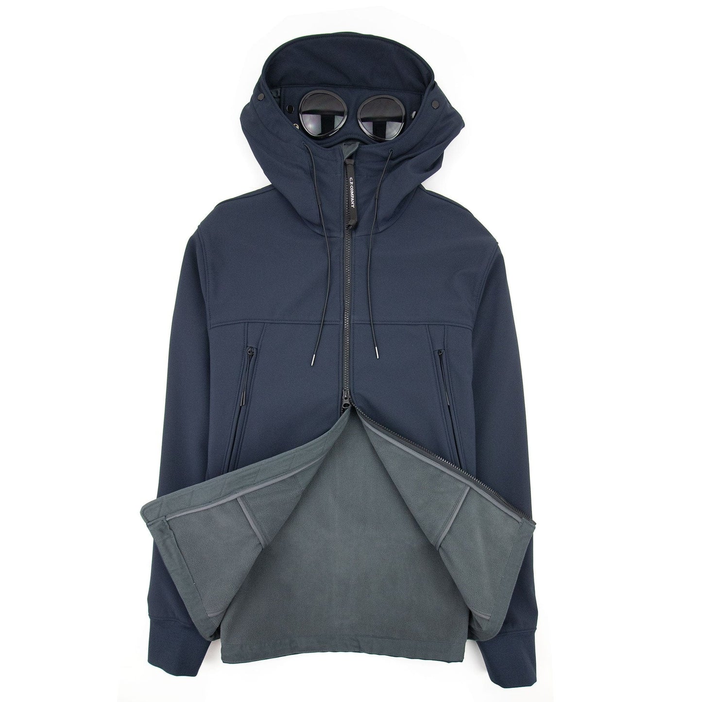 C.P. Company Soft Shell Goggle Jacket Navy 888