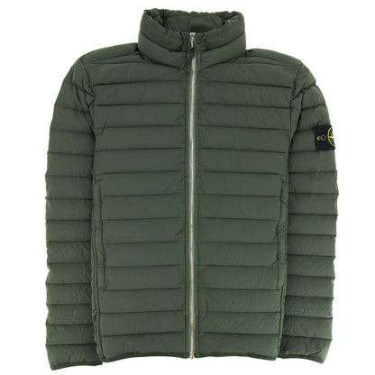 Stone Island Loom Woven Down Chambers Jacket Khaki V0059