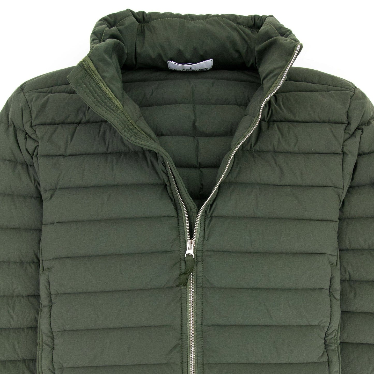 Stone Island Loom Woven Down Chambers Jacket Khaki V0059