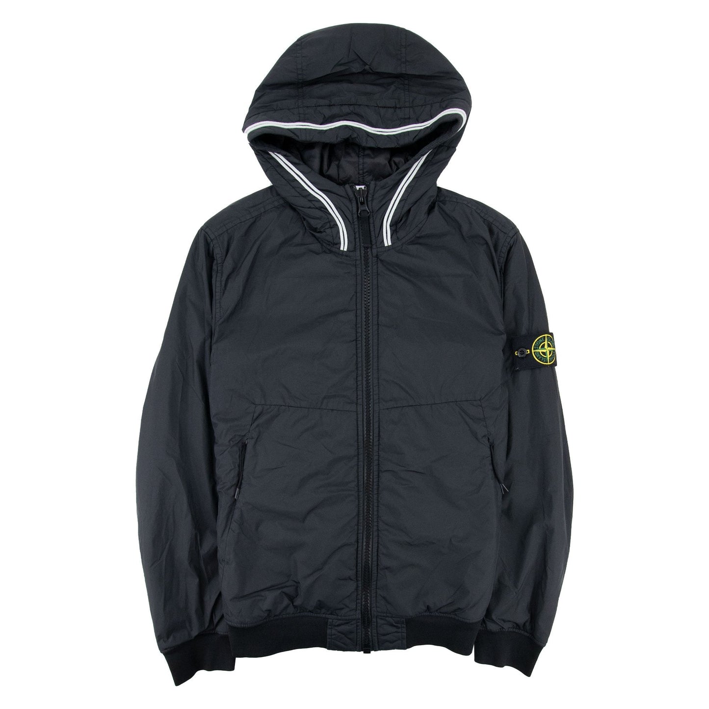 Stone Island Garment Dyed Crinkle Reps Jacket Black V0029