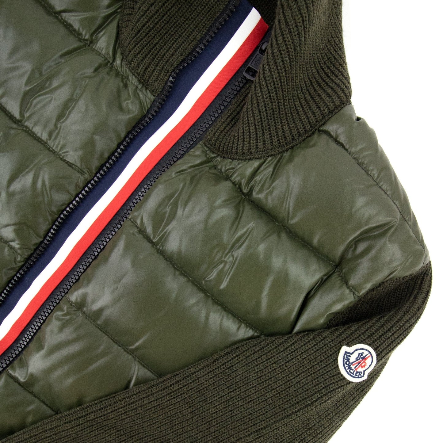 Moncler Maglione Tricot Card Cardigan Khaki 886