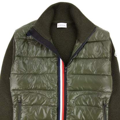 Moncler Maglione Tricot Card Cardigan Khaki 886