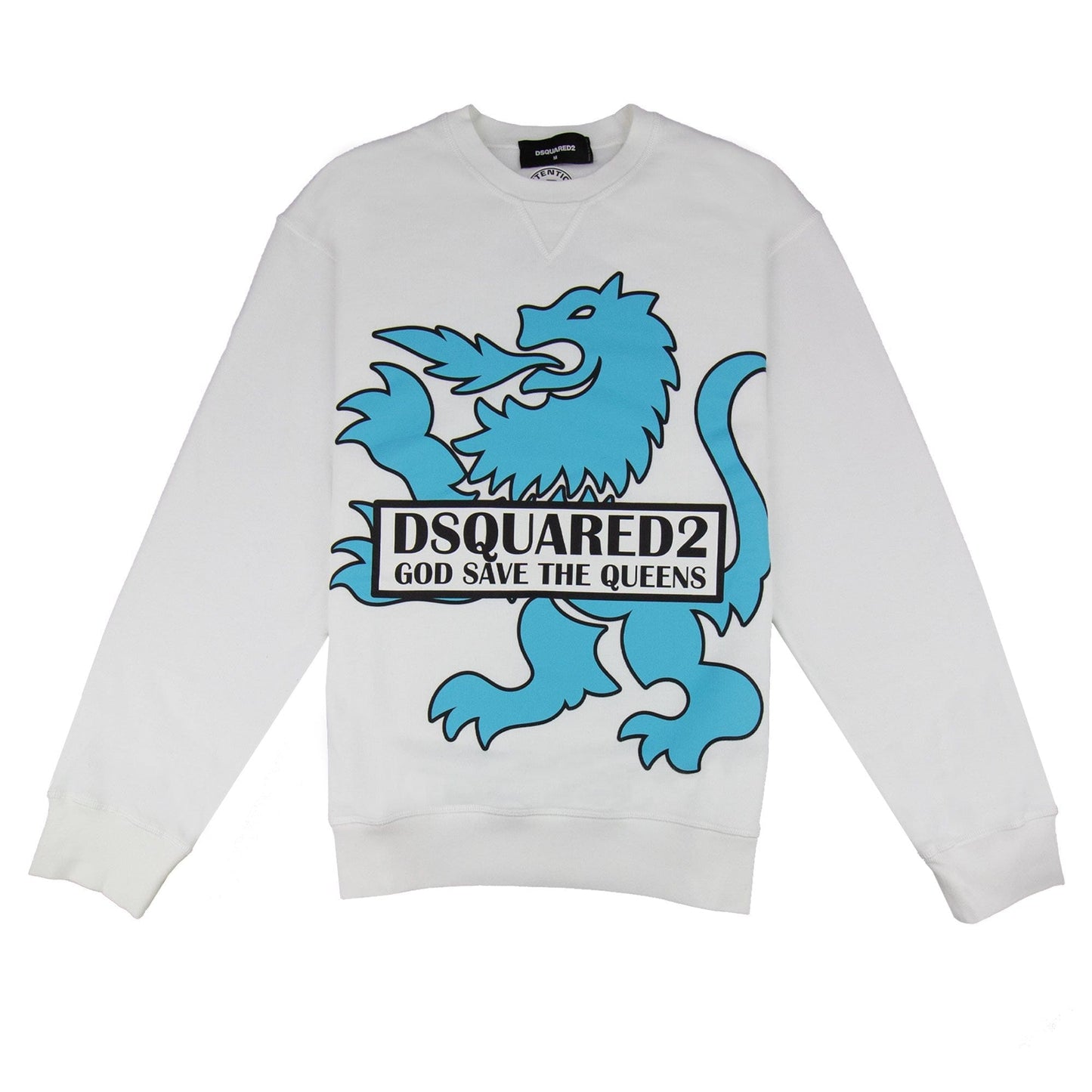Dsquared2 God Save The Queens Sweatshirt White