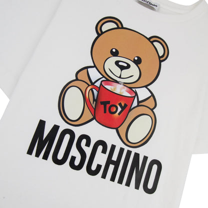 Moschino Kids Mug Teddy Bear Mix T-shirt Cloud 10063