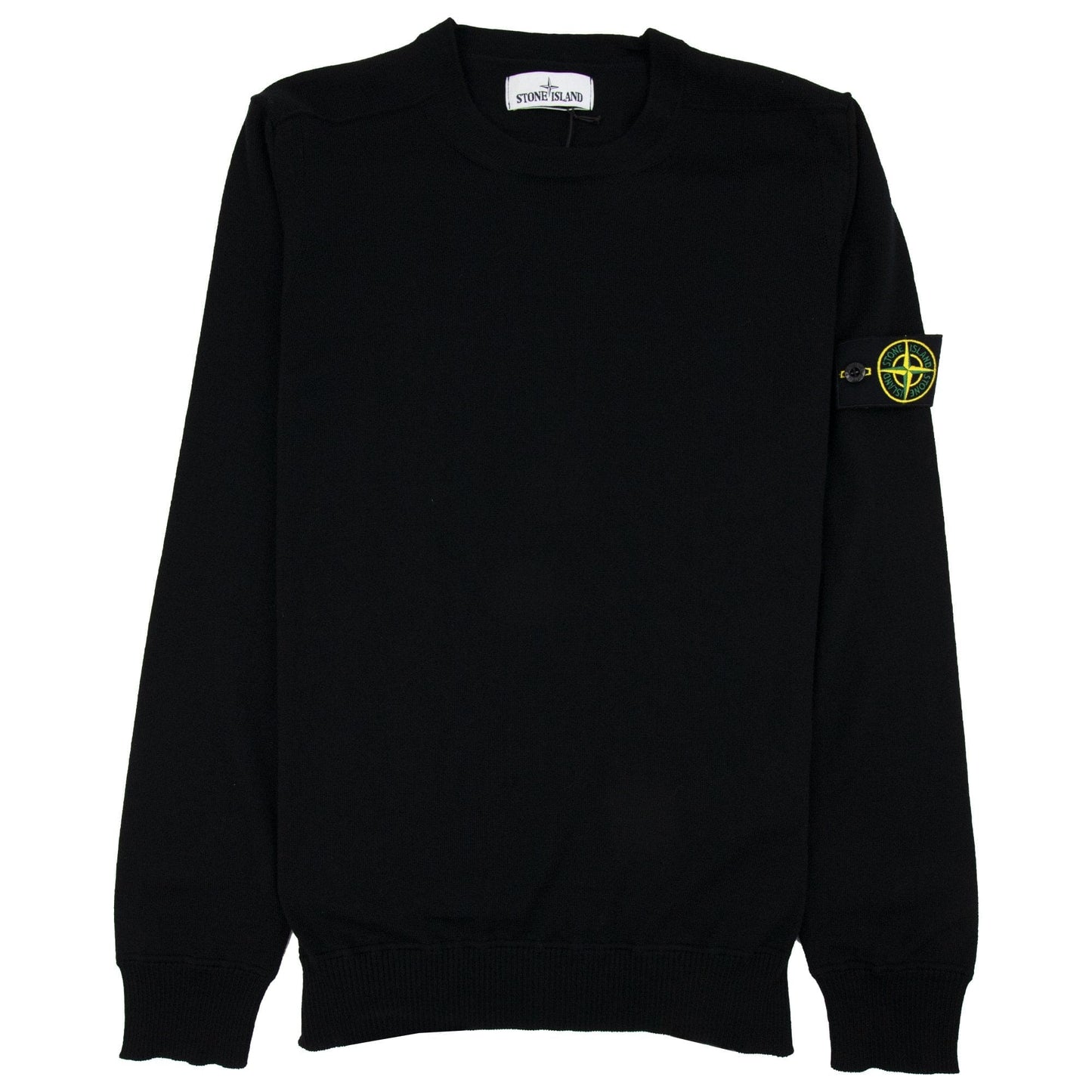 Stone Island 526c4 Knitted Sweatshirt Black V0029
