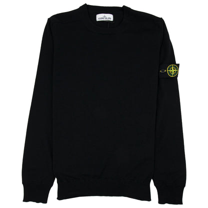 Stone Island 526c4 Knitted Sweatshirt Black V0029