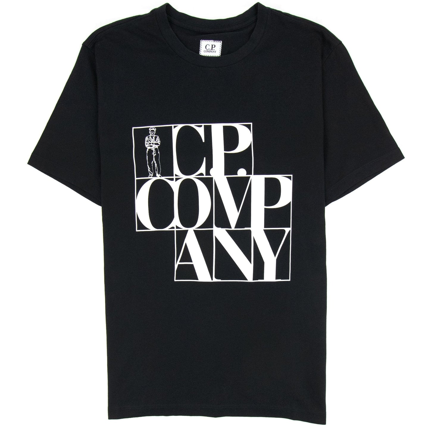 C.P. Company C.P Block Man T-Shirt Black 999