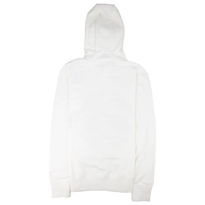 Moncler Large Logo Hoodied Sweatshirt Off White 034