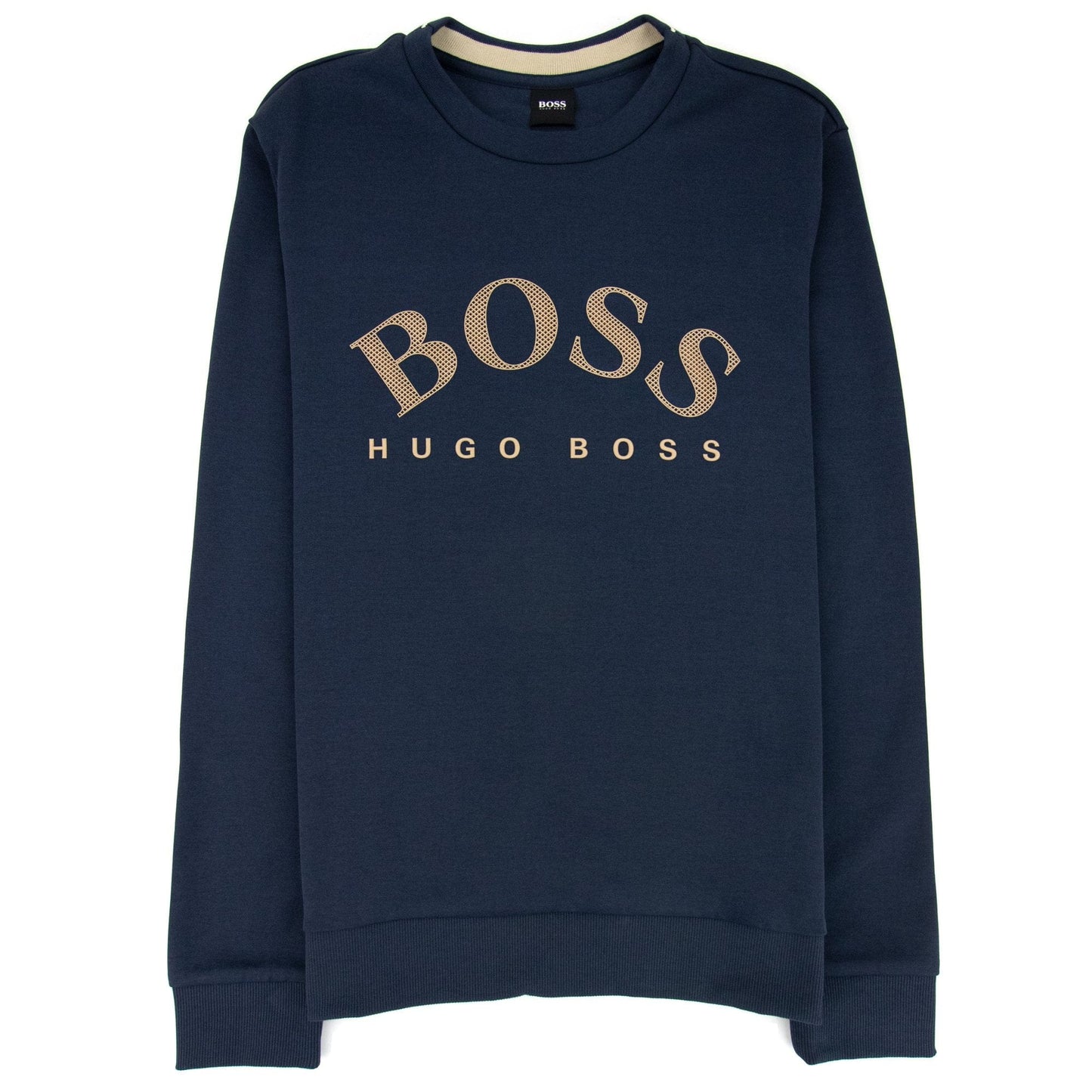 Hugo Boss Salbo Crew Sweatshirt Navy/gold
