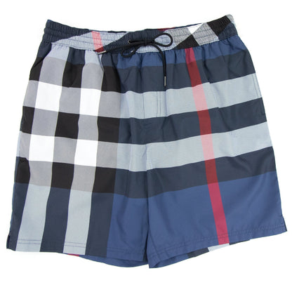 Burberry Guildes Check Shorts Blue