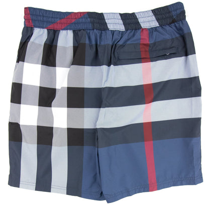 Burberry Guildes Check Shorts Blue