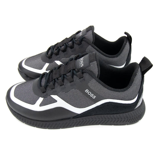 Hugo Boss Titanium Mesh Runner Black