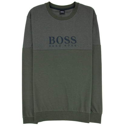 Hugo Boss Tracksuit Sweatshirt Front Logo Dark Green