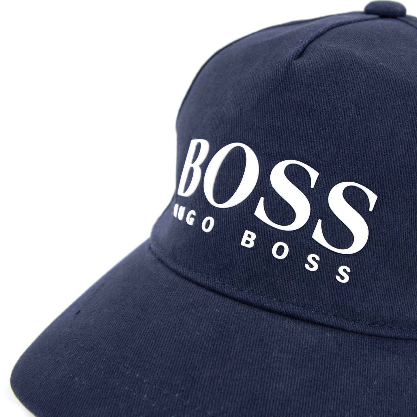 Hugo Boss Kids Rubber Logo Cap Navy