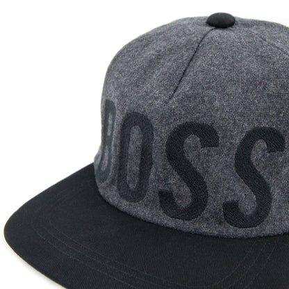 Hugo Boss Kids Front Logo Ball Cap Dark Grey