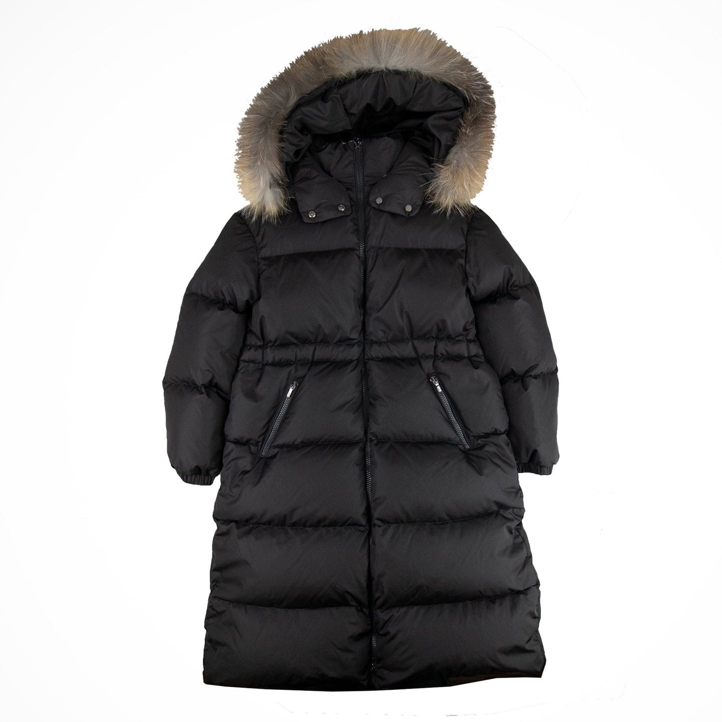Moncler Junior Taim Giubbotto Long Jacket Black 999
