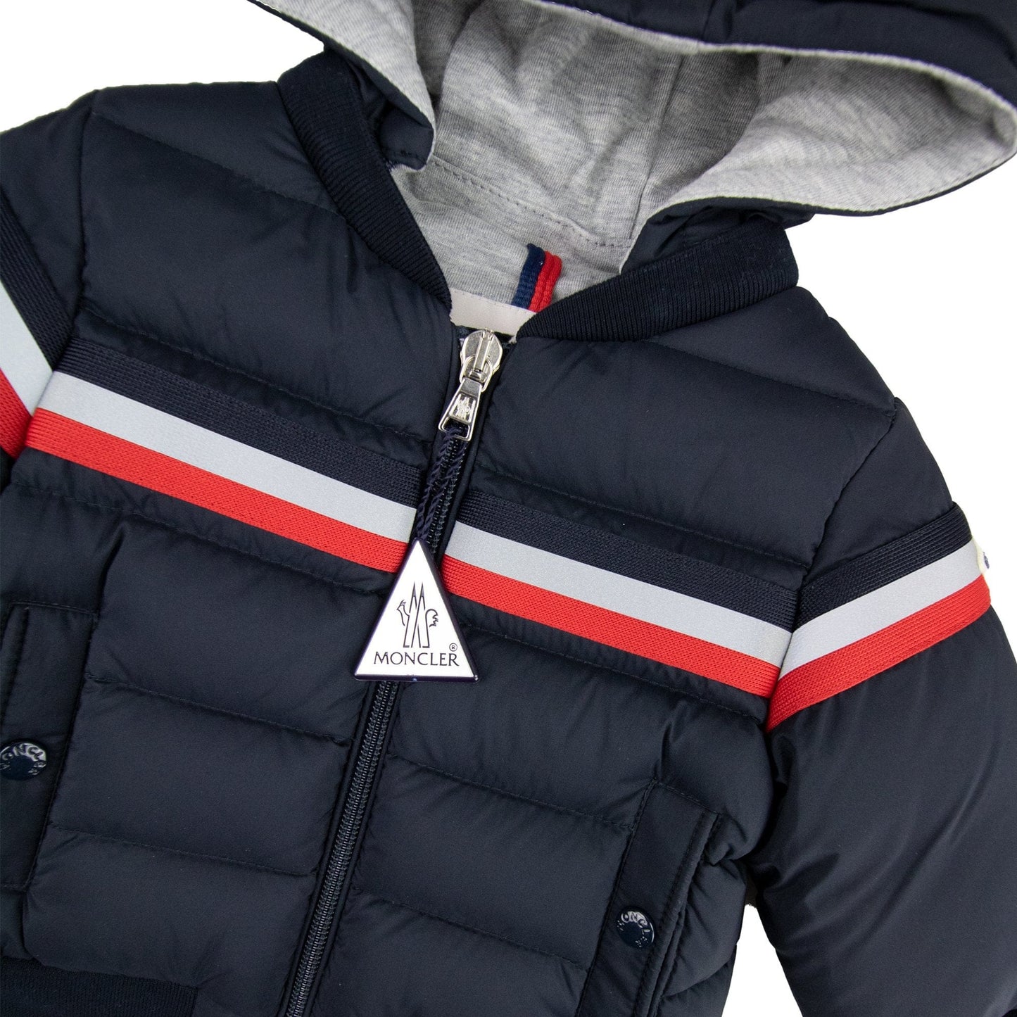 Moncler Junior Perd Down Padded Jacket Navy