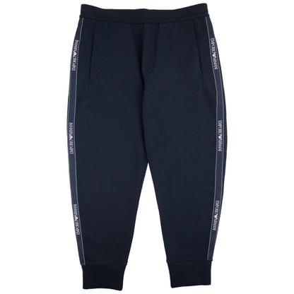 Emporio Armani Tape Logo Jogging Bottoms Blue/navy 0920