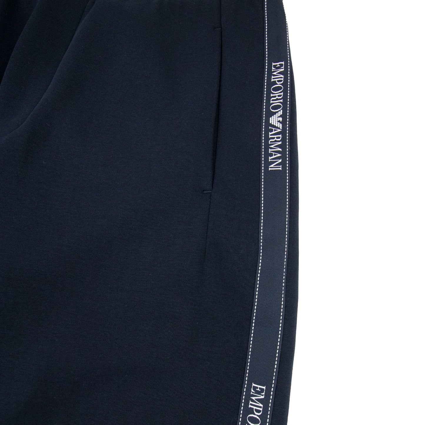 Emporio Armani Tape Logo Jogging Bottoms Blue/navy 0920