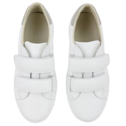 Gucci Junior New Ace Leather Trainers White 9060