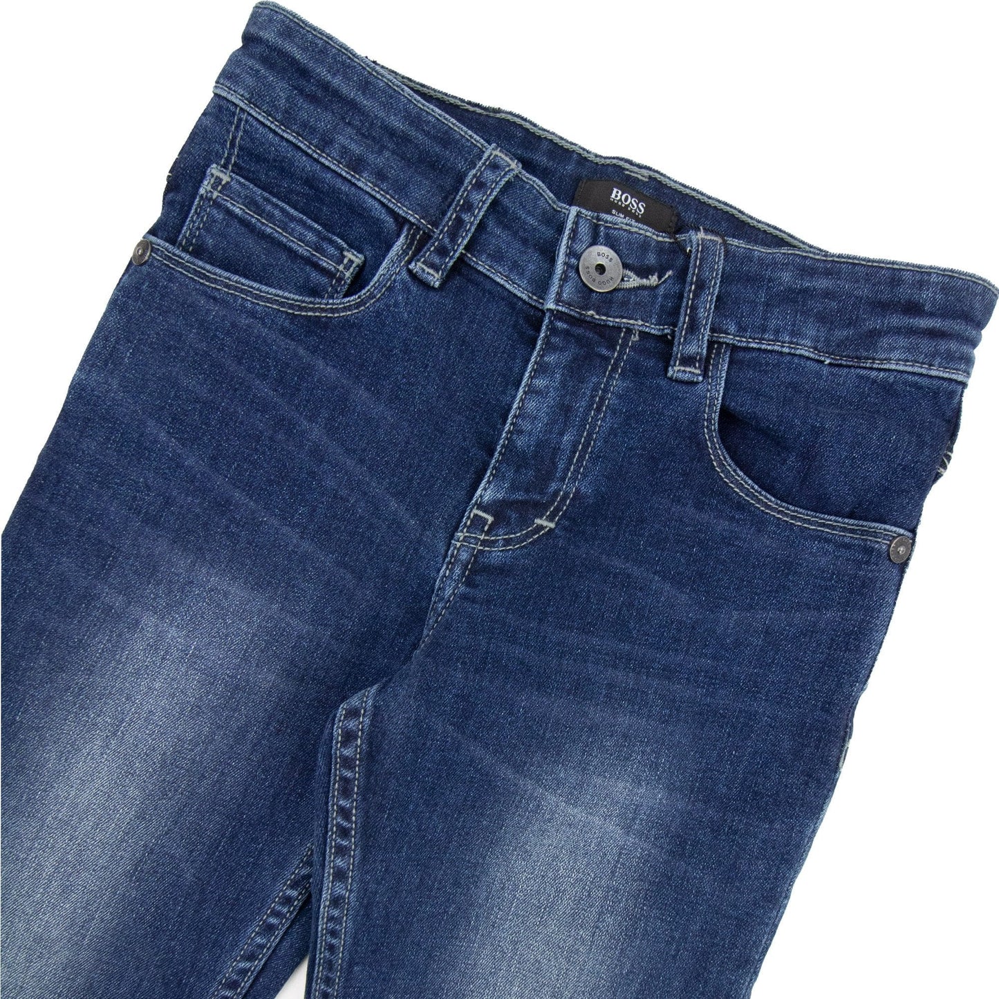 Hugo Boss Kids Stone Washed Slim Fit Jean Denim