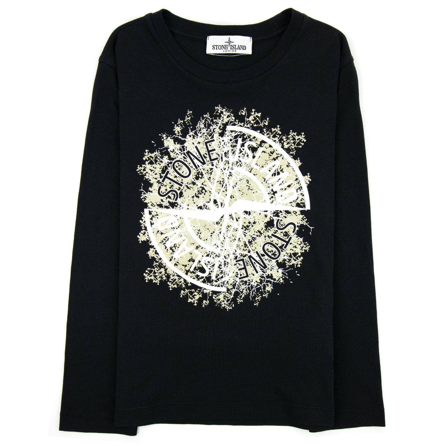 Stone Island Junior Nature T Shirt Black V0029