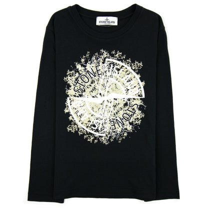 Stone Island Junior Nature T Shirt Black V0029
