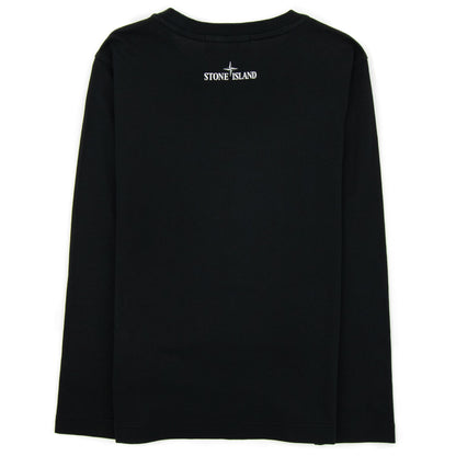 Stone Island Junior Nature T Shirt Black V0029