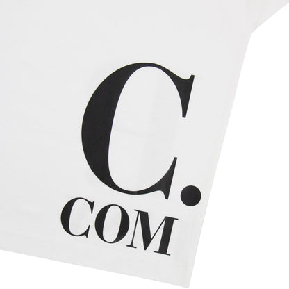 Cp Company Undersixteen Wrap Logo S/s T Shirt White 103