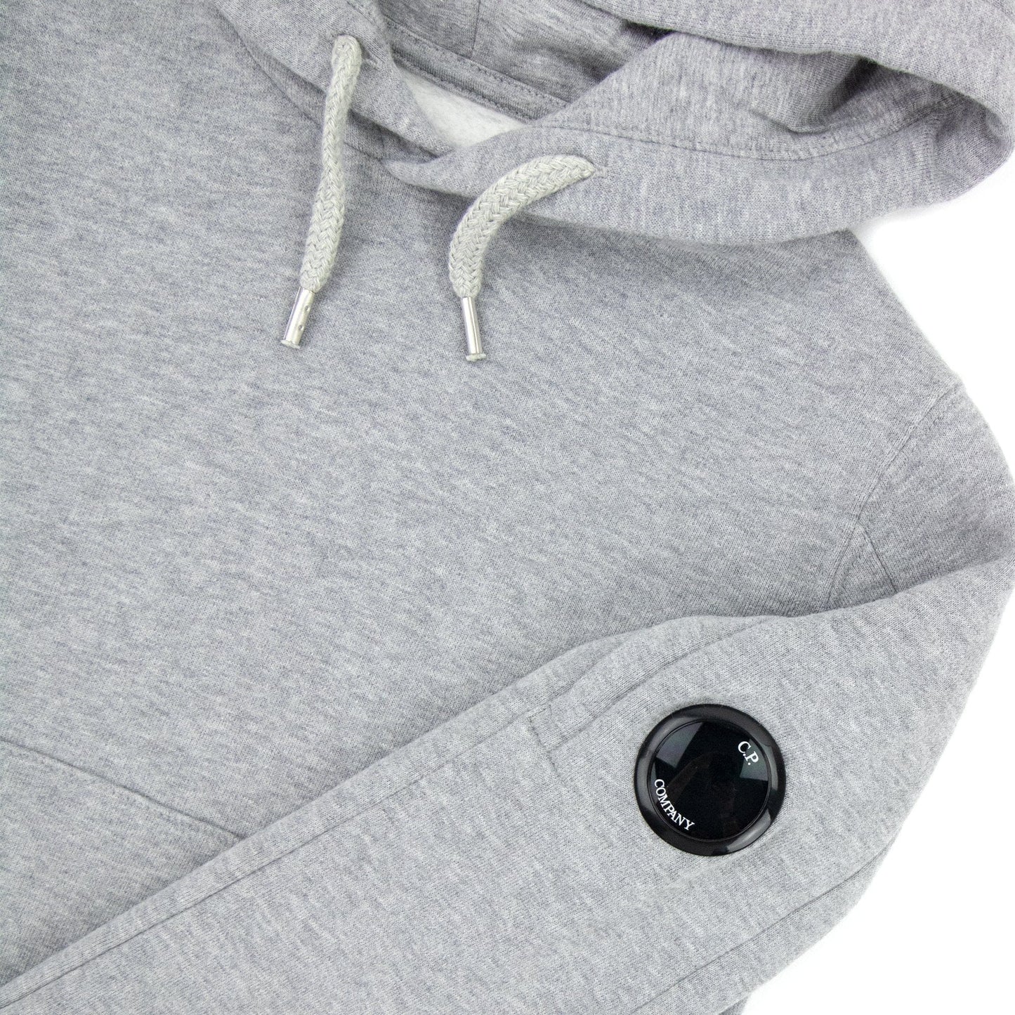 Cp Company Undersixteen Arm Lens Hoodied Sweatshirt Grey M93