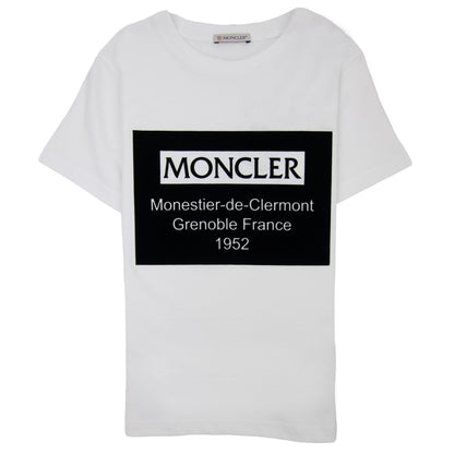 Moncler Junior Monestier-de-clermont Tshirt White