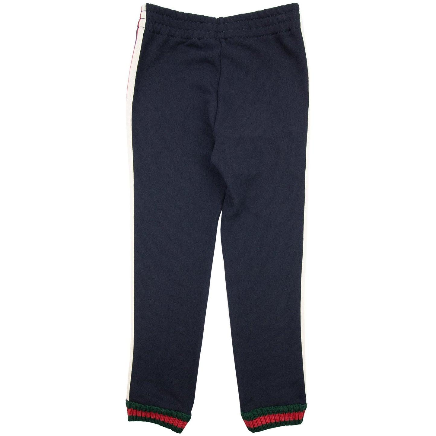 Gucci Junior Jacquard Trim Tracksuit Bottom Navy 4275