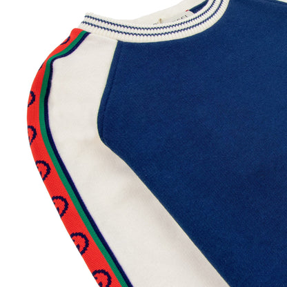 Gucci Junior Interlocking G Sweatshirt Navy 4643