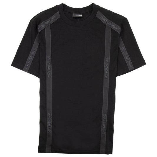Emporio Armani Tape Logo S/s T Shirt Black 999