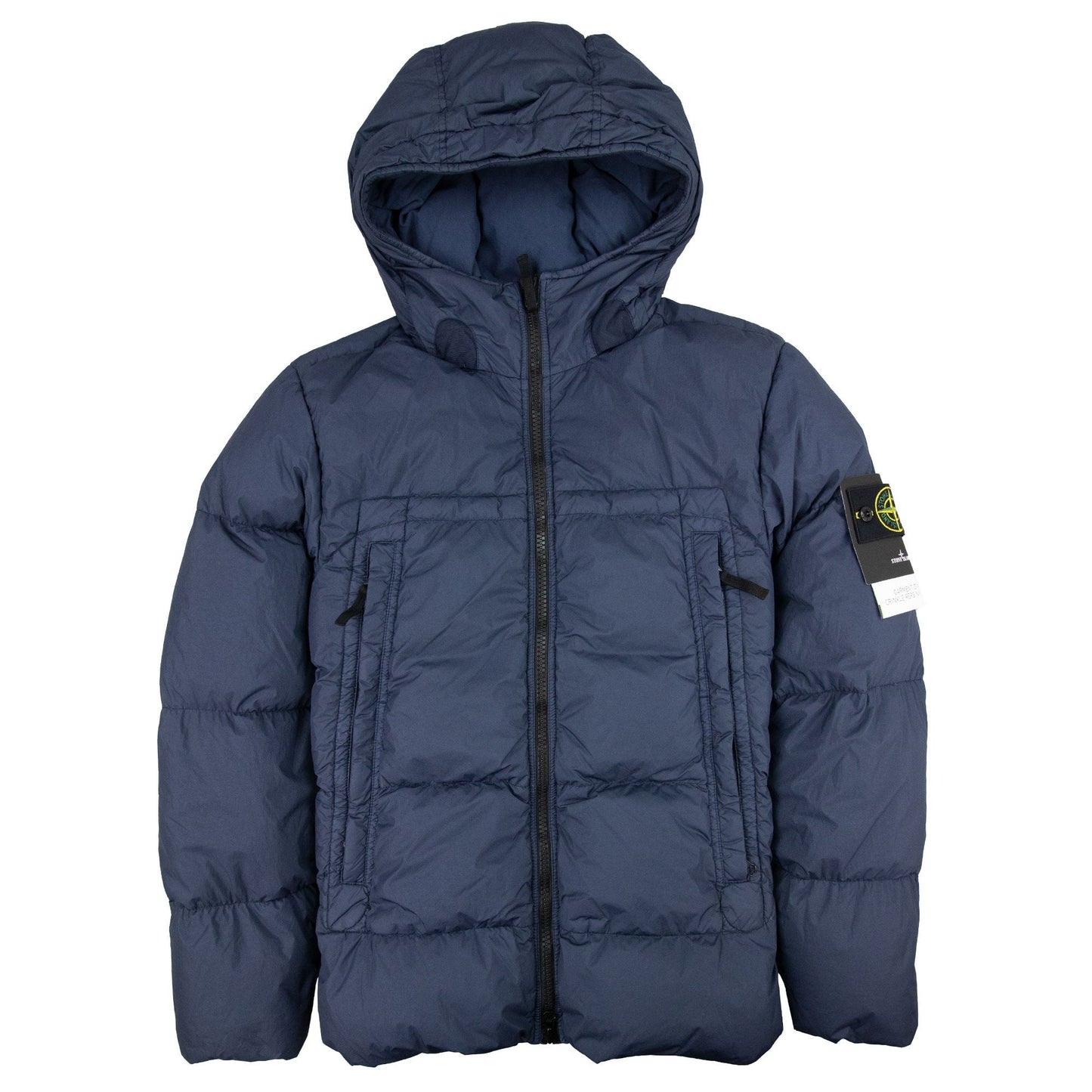 Stone Island Crinkle Reps Puffer Down Jacket Navy V0028